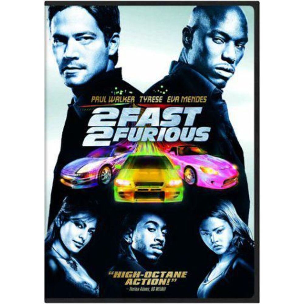 2 Fast 2 Furious DVD Widescreen Edition Paul Walker PG13 Action Adventure Movie